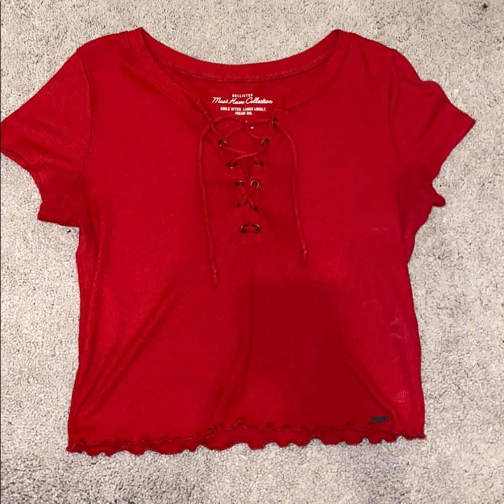 Red Crop Top